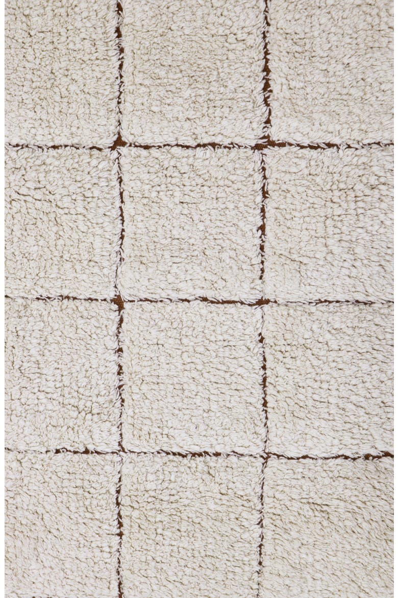 Mosaic Washable Rug, Alternate, color, NATURAL