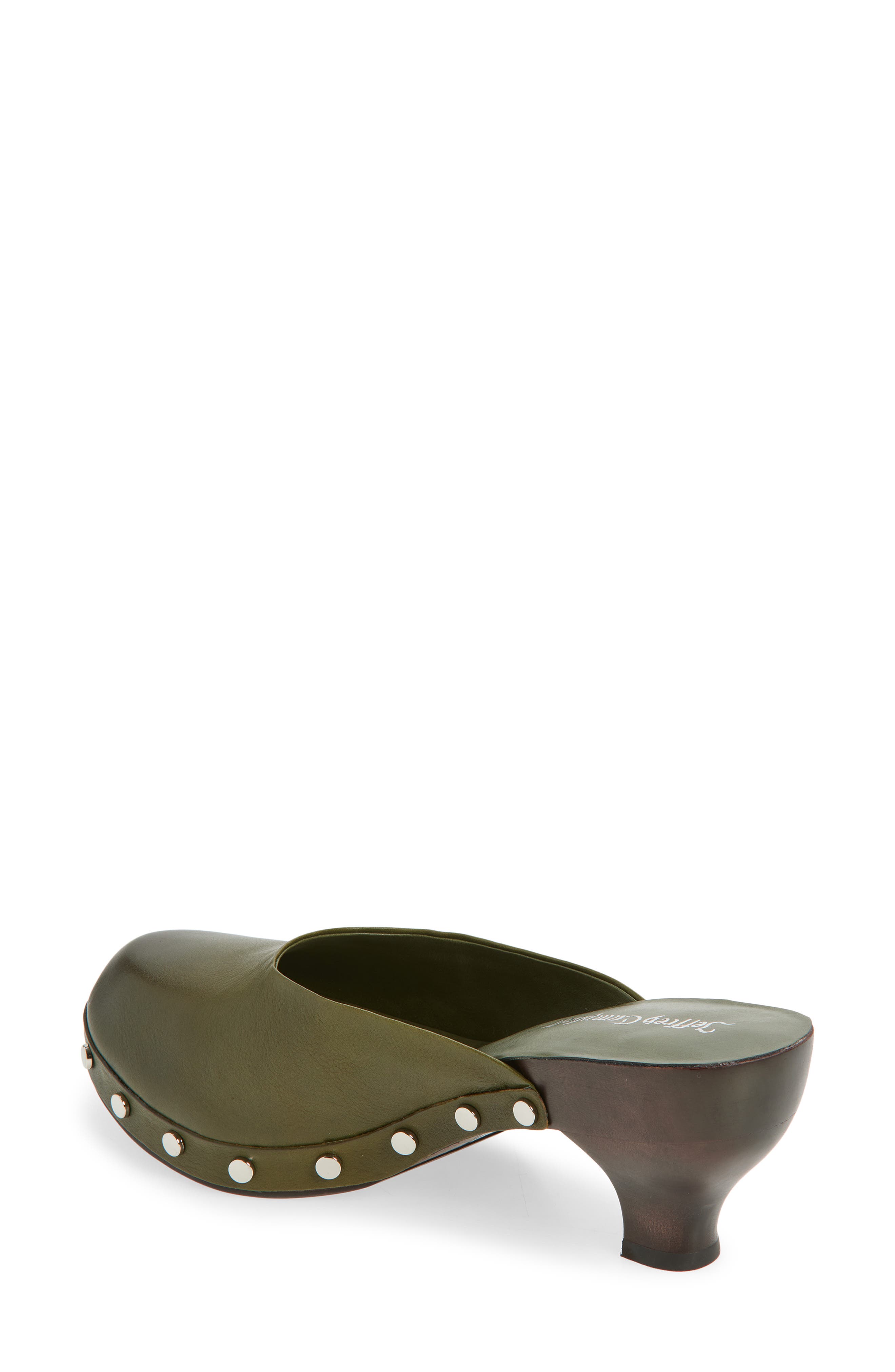 Cloguette Mule, Alternate, color, OLIVE DISTRESSED