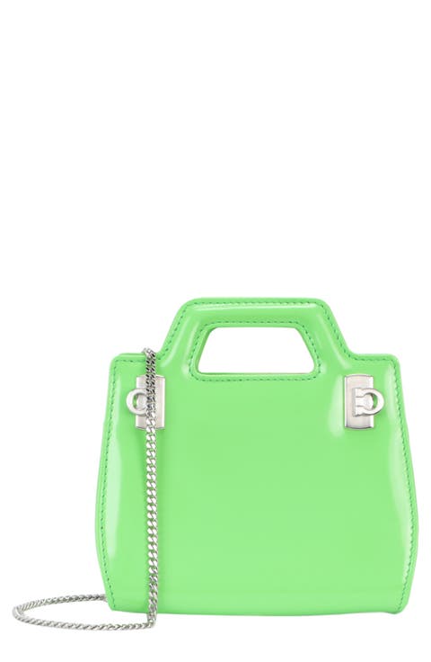 Gancio Leather Crossbody Bag