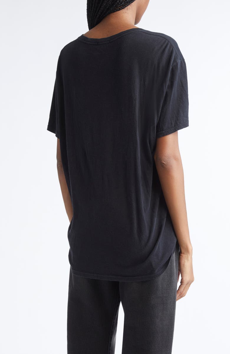 R13 Not My Problem Boyfriend Graphic T-Shirt, Alternate, color, Black