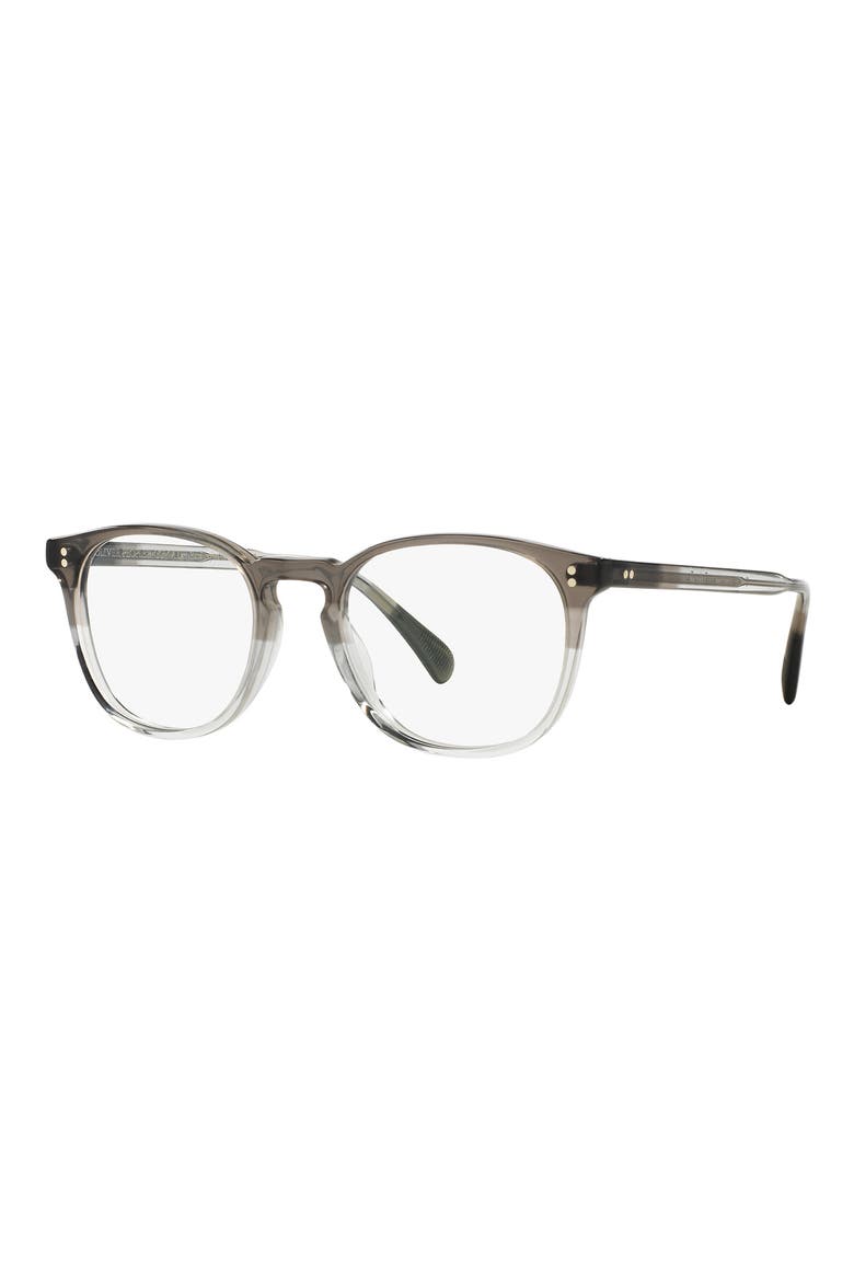 Finley Esquire 49mm Small Square Optical Glasses, Alternate, color, GREY