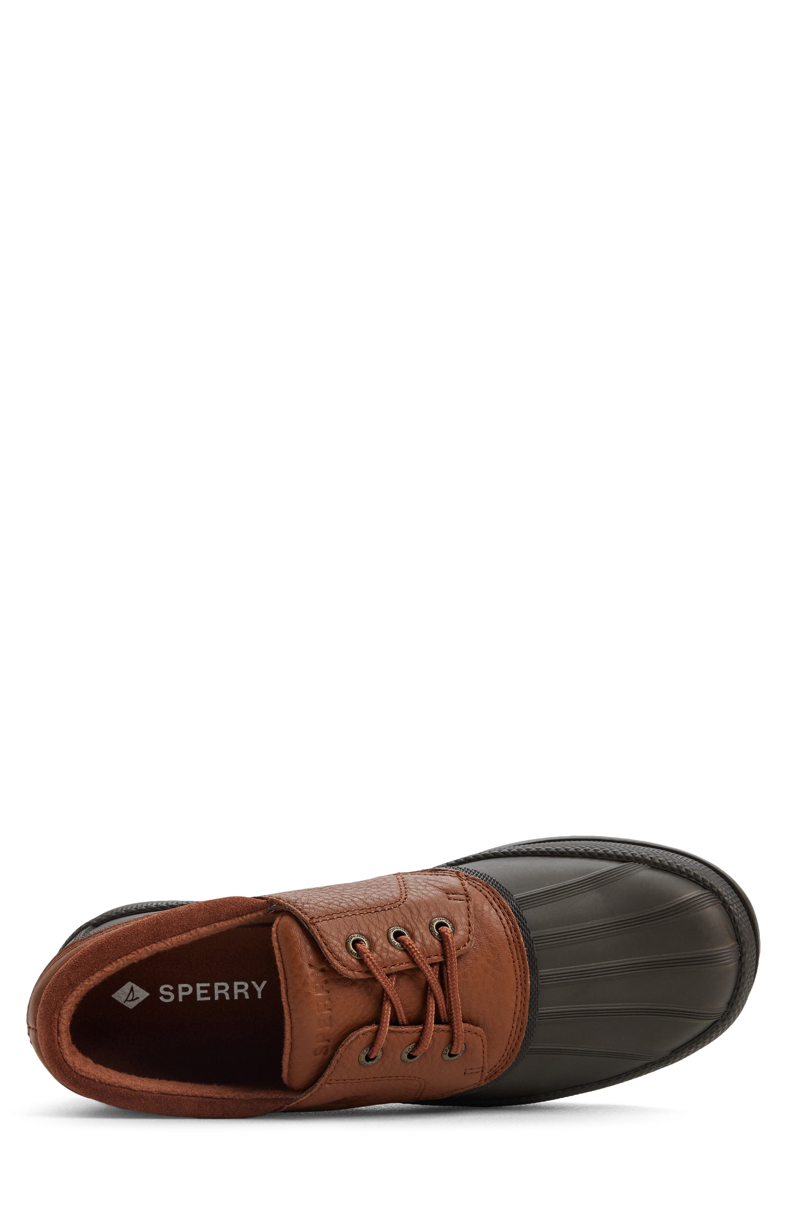 Sperry Coldbay Waterproof 3-Eye Duck Shoe, Alternate, color, Brown
