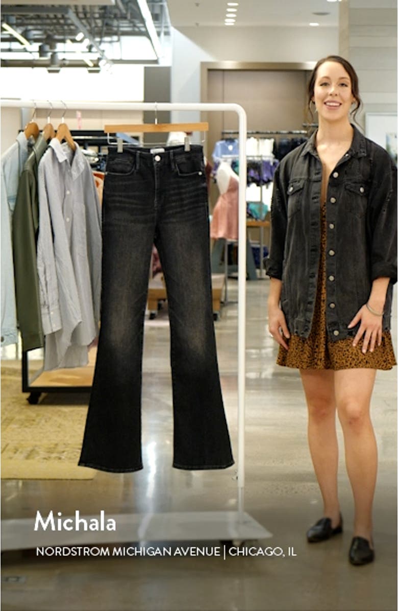 Le Super High Waist Flare Jeans, sales video thumbnail