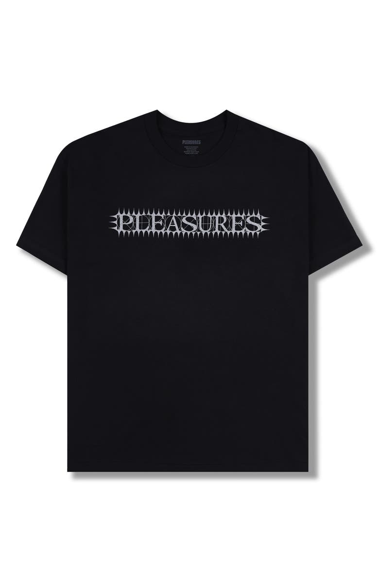 PLEASURES Spike Cotton Graphic T-Shirt, Alternate, color, 