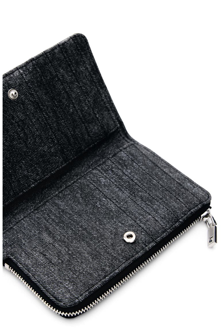 Medium Printed Zip Around Wallet, Alternate, color, IVORY MULTI