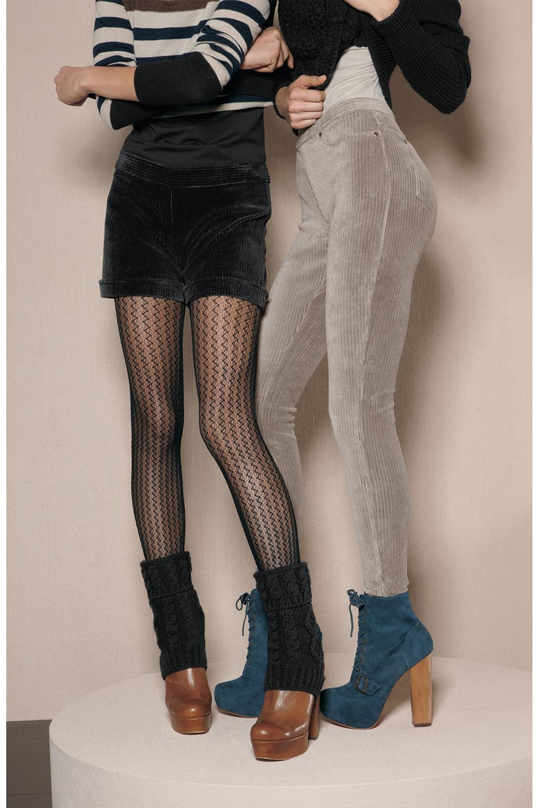 Cable Knit Over the Shoe Leg Warmers, Alternate, color, BLACK