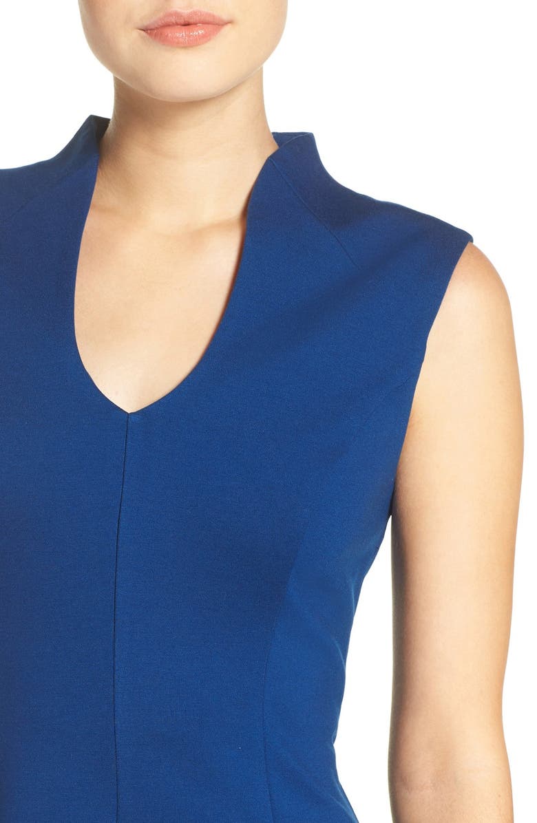 Adrianna Papell Ponte Fit & Flare Dress, Alternate, color, 