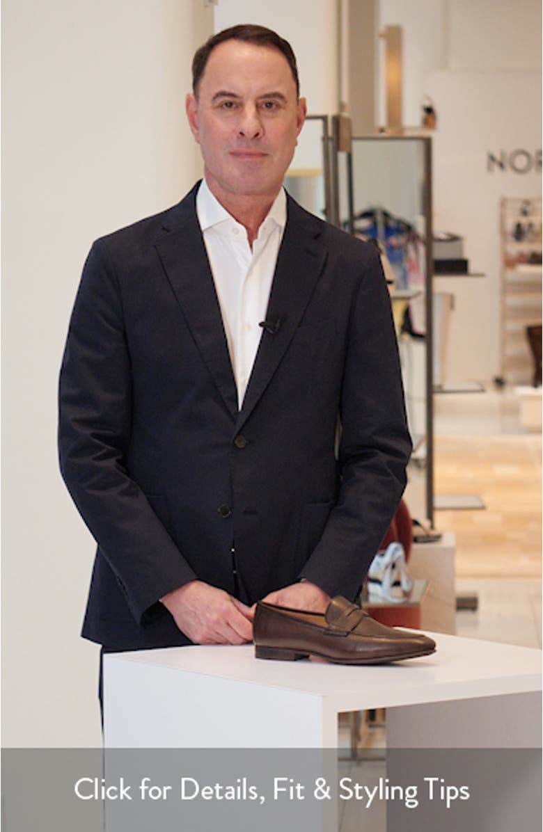 Merritt Pebbled Leather Penny Loafer, sales video thumbnail