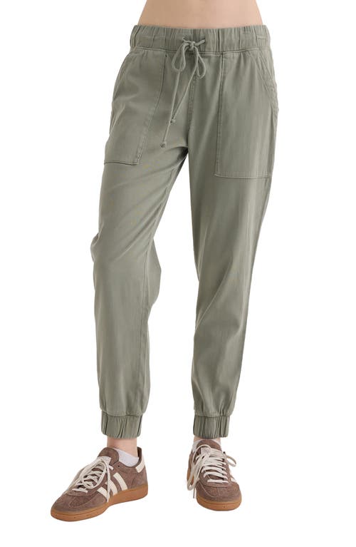 Bella Dahl Pocket Joggers In Green