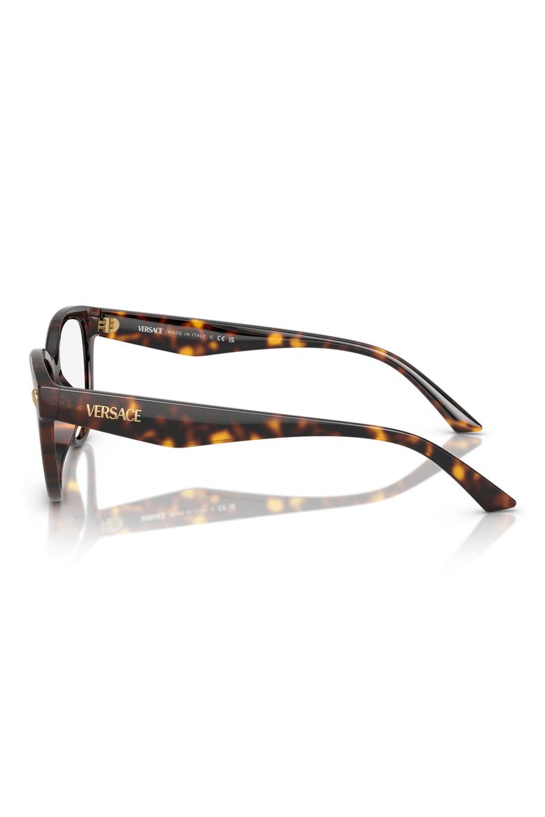 54mm Cat Eye Optical Glasses, Alternate, color, HAVANA