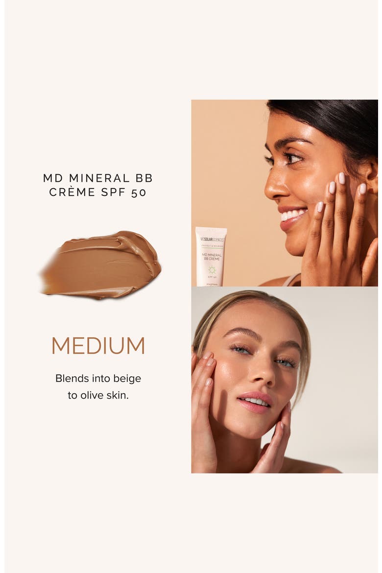 MD Mineral BB Crème Light SPF 50, Alternate, color, Medium