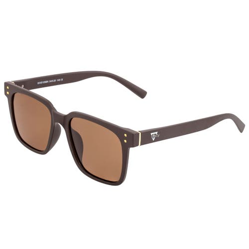 Sixty One Capri Polarized Sunglasses In Brown/brown