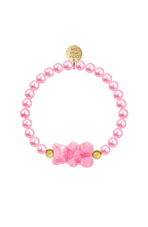 Bear Beaded Stretch Bracelet