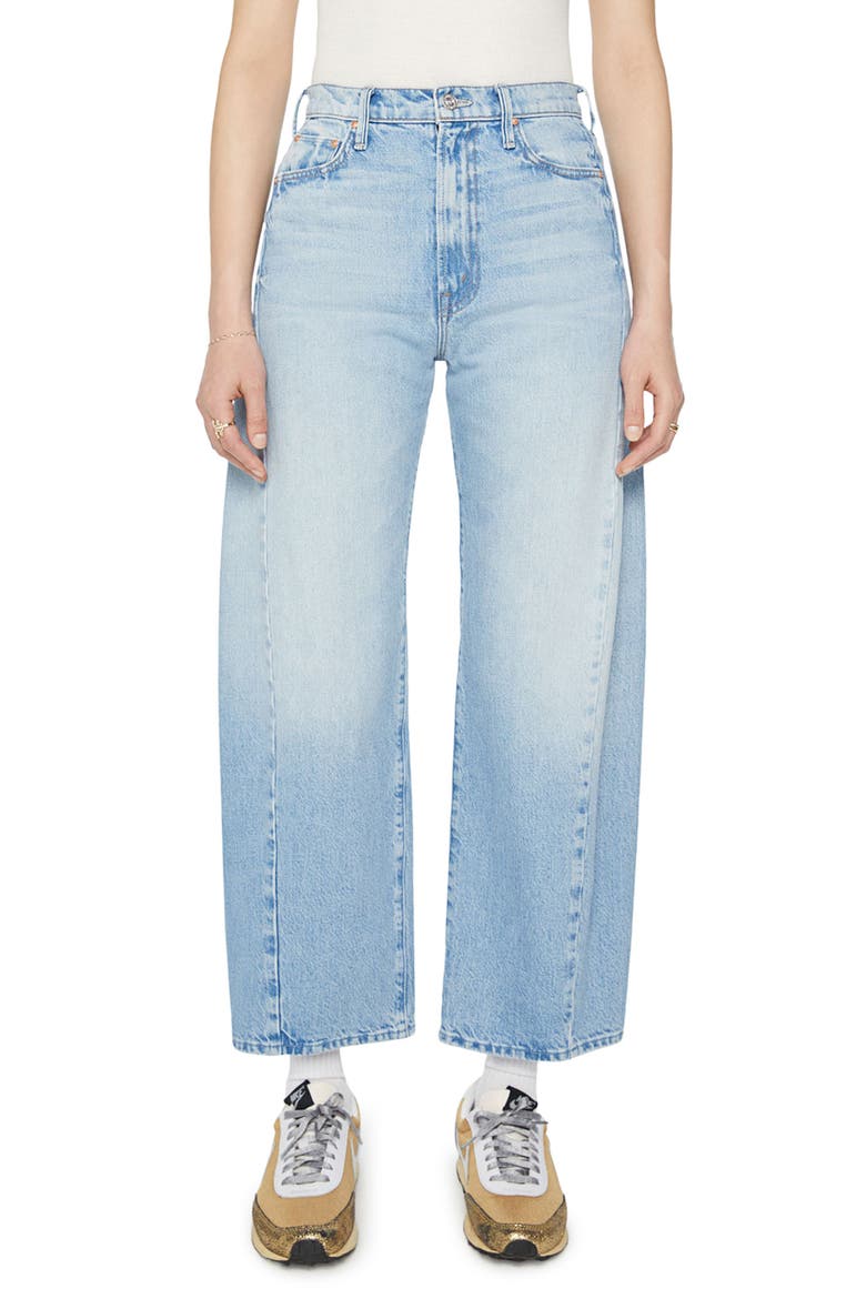 The Half Pipe Sneak High Waist Wide Leg Jeans, Main, color, THIS IS HOW I ROLL