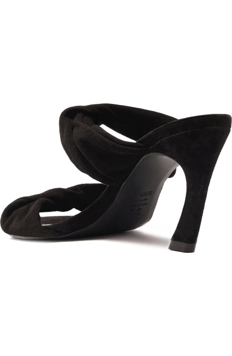 Schutz Meline Pointed Toe Slide Sandal, Alternate, color, Black