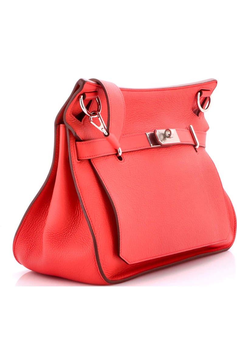 Pre-Owned Hermes Jypsiere Bag Clemence 34, Alternate, color, Bougainvillier