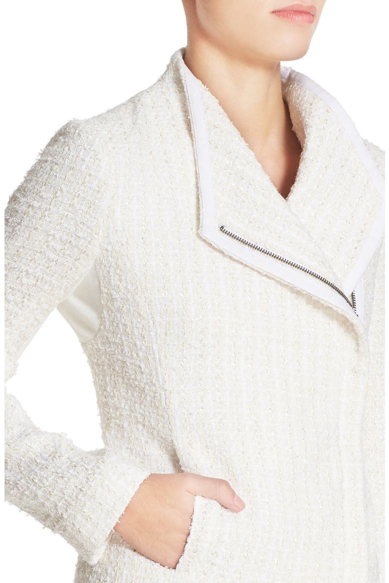 Metallic Tweed Jacket, Alternate, color, CREAM