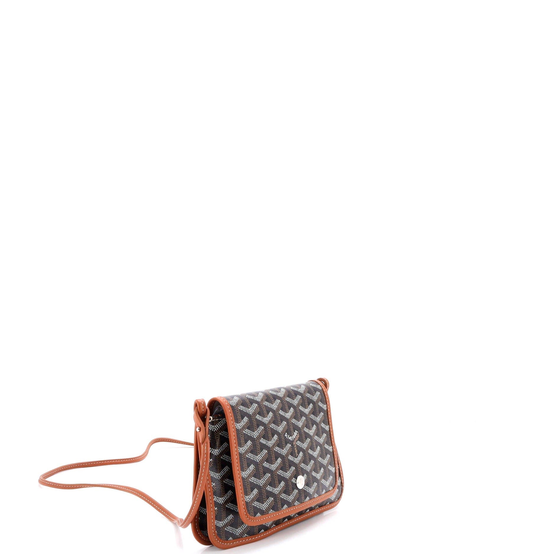 Pre-Owned Goyard Plumet Clutch Wallet Coated Canvas, Alternate, color, 