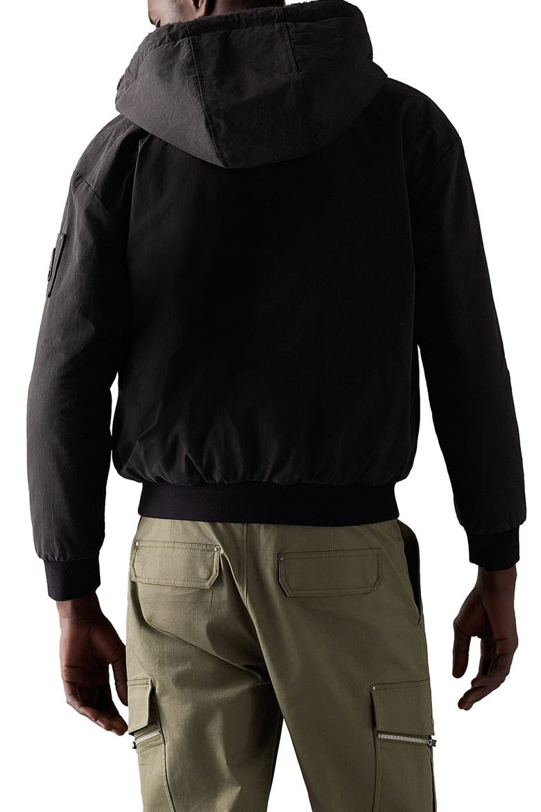 Roland Reversible Organic Cotton Jacket, Alternate, color, BLACK