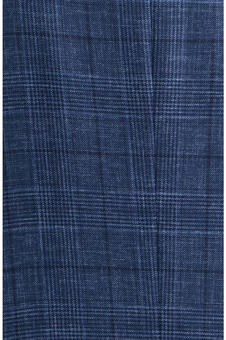 Flynn Classic Fit Navt Glen Plaid Slub Wool Sport Coat, Alternate, color, BLUE