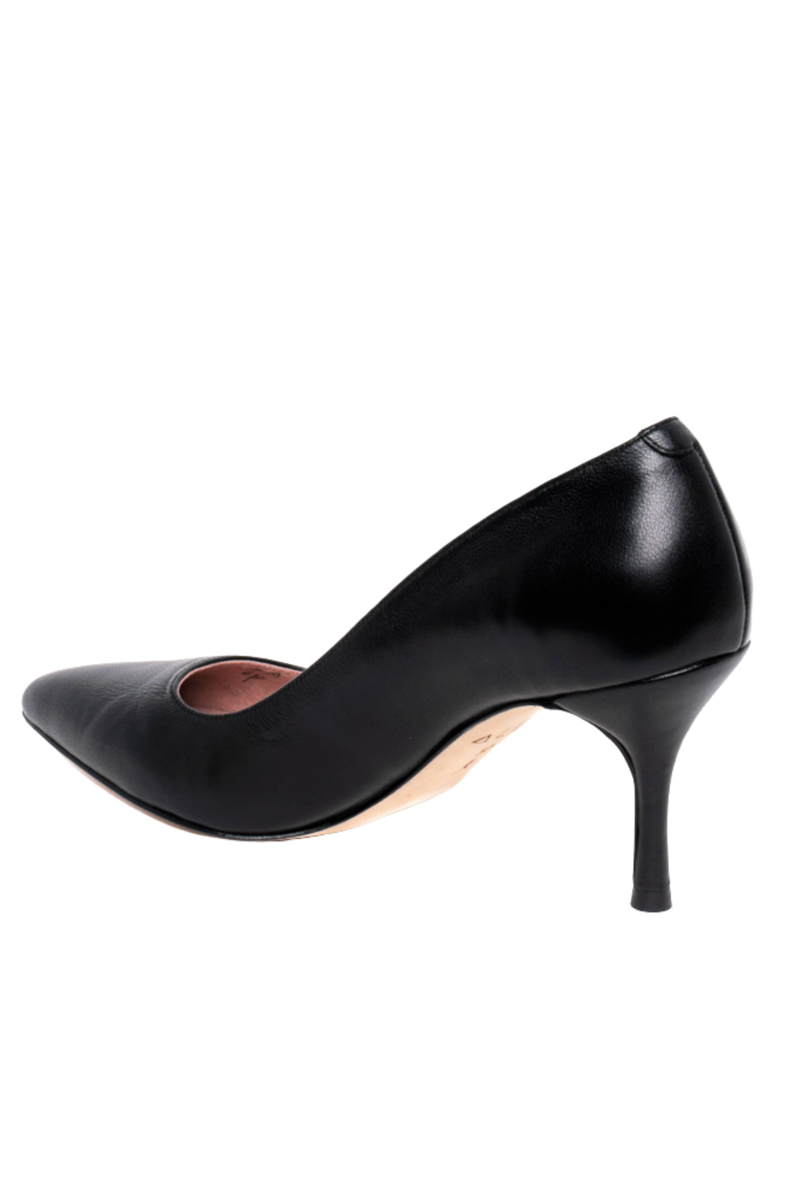 ALLY Shoes Classic Pump, Alternate, color, Black Leather