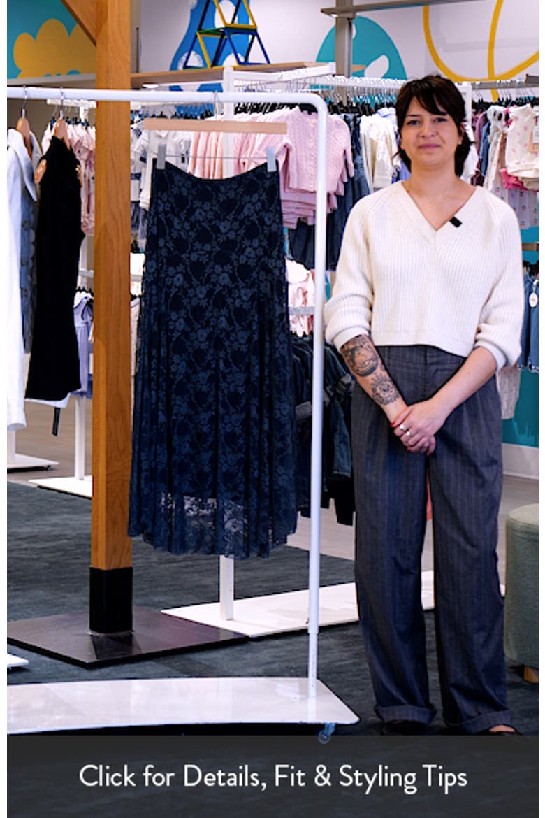 Lace Maxi Skirt video