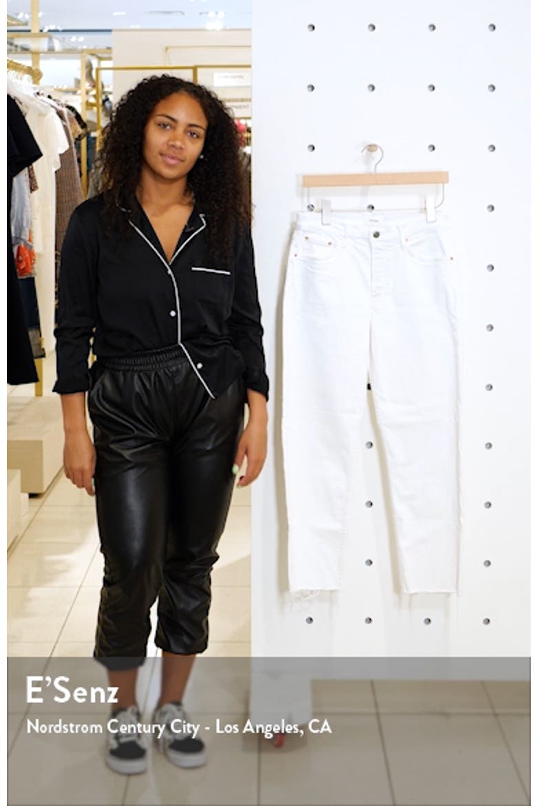 Helena High Waist Ankle Straight Leg Jeans video