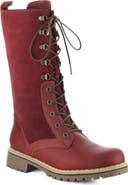 Bos. & Co. Havi Leather Lace-Up Tall Boot