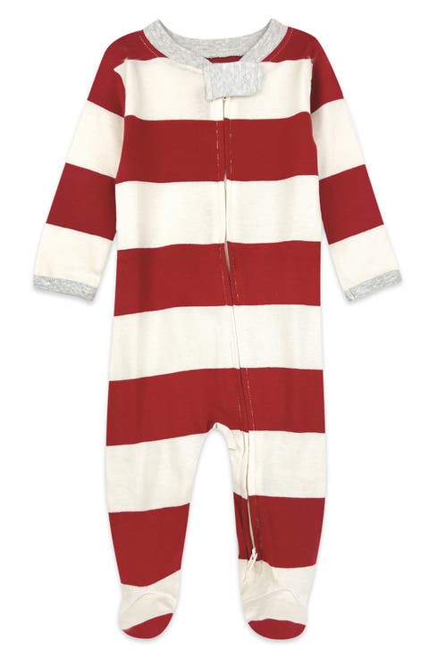Kids' Scout Stripe Cotton Footie