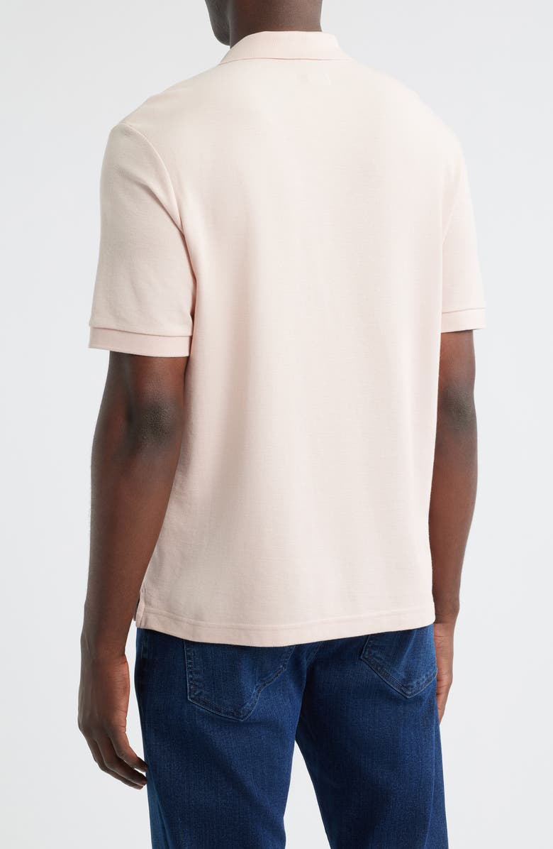 Nordstrom Pima Cotton Piqué Polo, Alternate, color, Pink Sepia