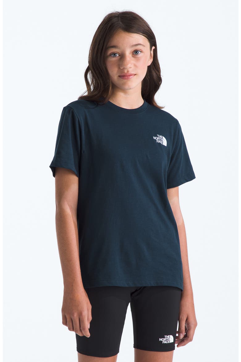 Kids' Woodland Wanderer Cotton Graphic T-Shirt, Alternate, color, SUMMIT NAVY