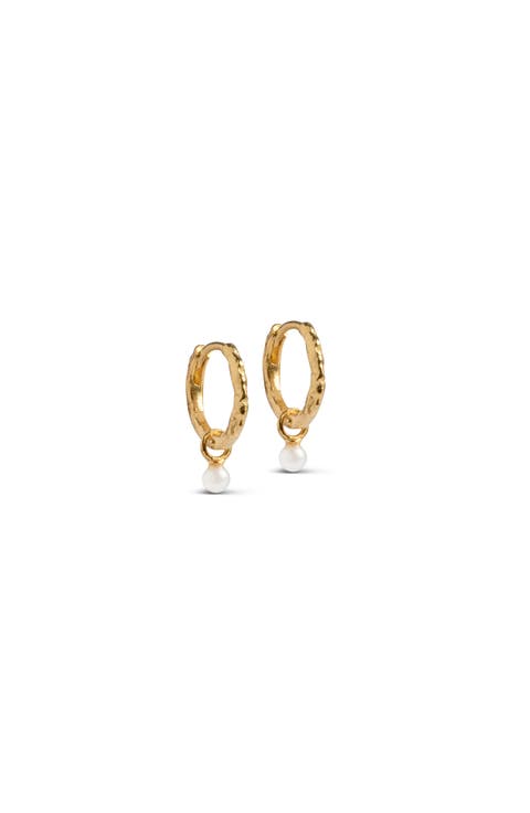 Belle Pearl Hoops