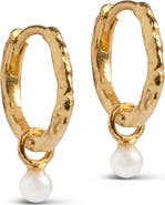 ENAMEL Copenhagen Belle Pearl Hoops