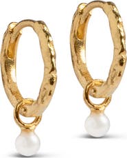ENAMEL Copenhagen Belle Pearl Hoops