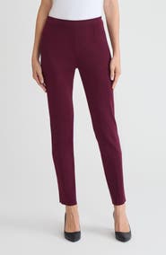 Ming Wang Straight-Leg Knit Pants