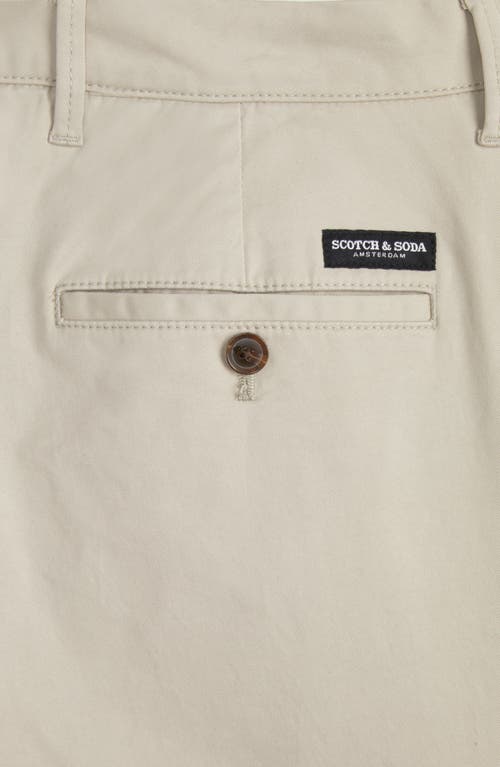 Scotch & Soda Flat Front Stretch Cotton Chino Pants In Multi
