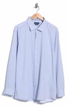 Microprint Performance Trim Fit Dress Shirt
