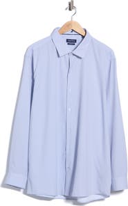Nautica Microprint Performance Trim Fit Dress Shirt