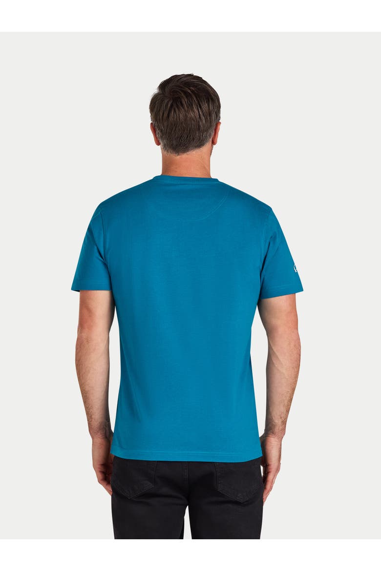 Stitch Embroidery Bull T-Shirt, Alternate, color, Teal