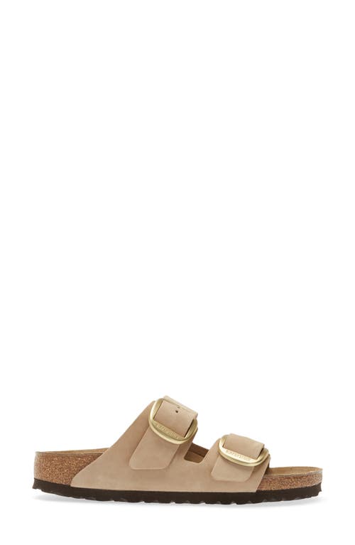 Birkenstock Arizona Big Buckle Slide Sandal In Sand