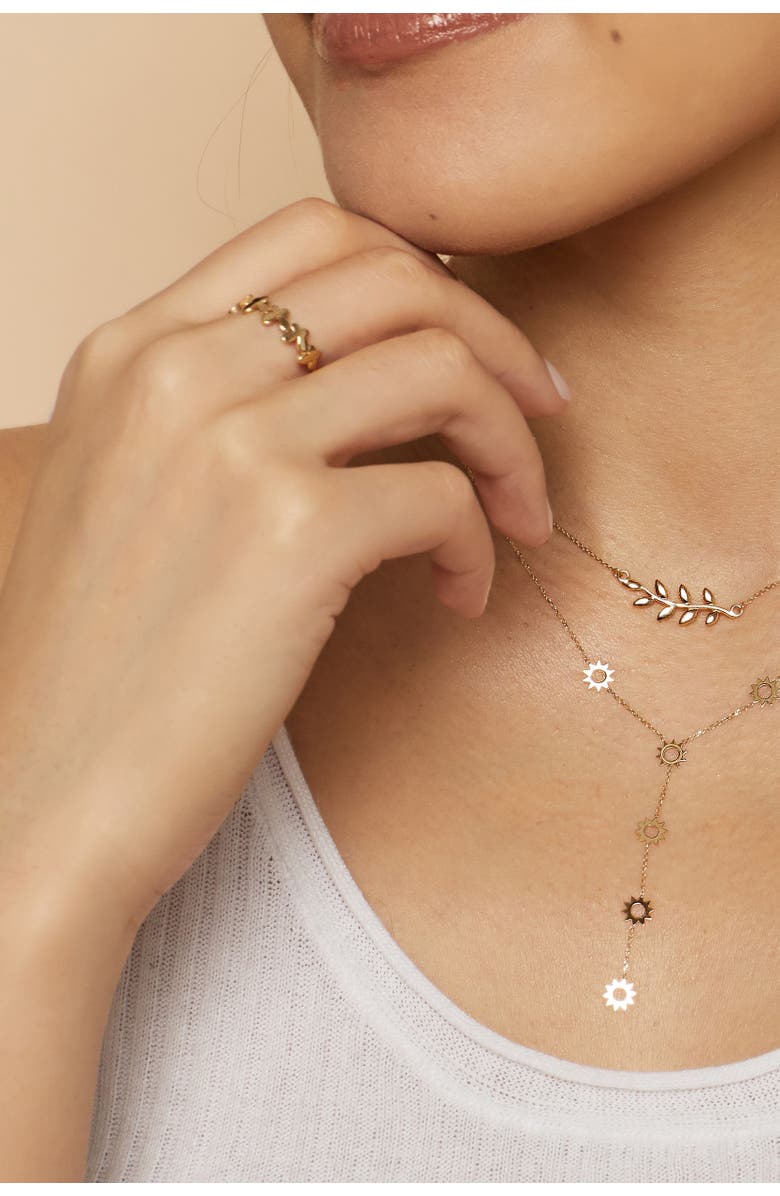 Oradina 14K Yellow Gold La Farfalla Ring, Alternate, color, Yellow Gold