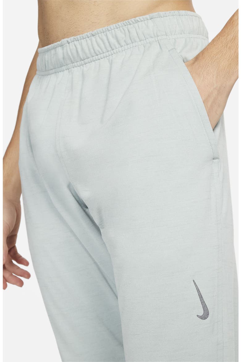 Dri-Fit Men's Pocket Yoga Pants, Alternate, color, LIGHT SILVER/ MICA GREEN