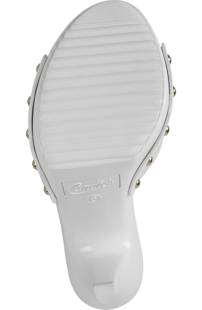 Candie's Lorenna Platform Sandal, Alternate, color, White