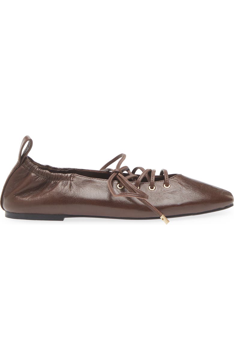 rag & bone Sophia Ballet Flat, Alternate, color, Mocha