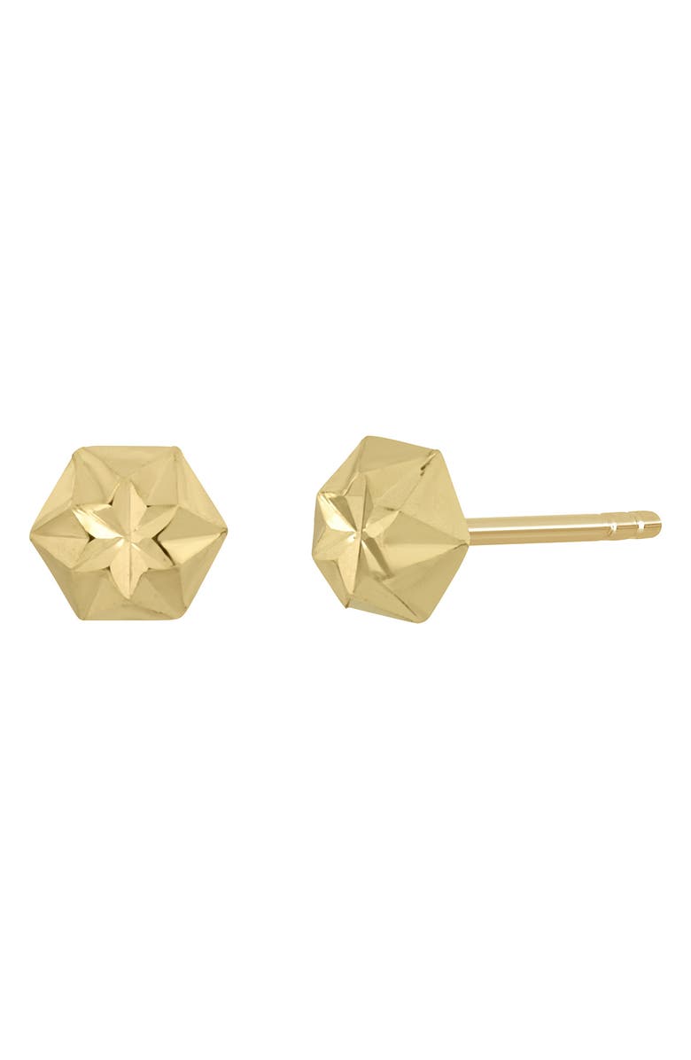 Bony Levy BLG 14K Gold Textured Stud Earrings, Main, color, 