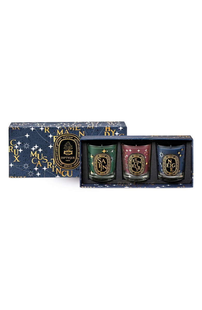 Diptyque 3-Piece Holiday Candle Gift Set, Main, color,