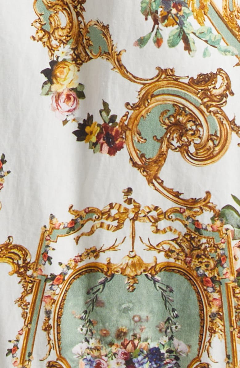 Camilla Dressing Room Drama Tiered Long Sleeve Poplin Shirtdress, Alternate, color, Dressing Room Drama