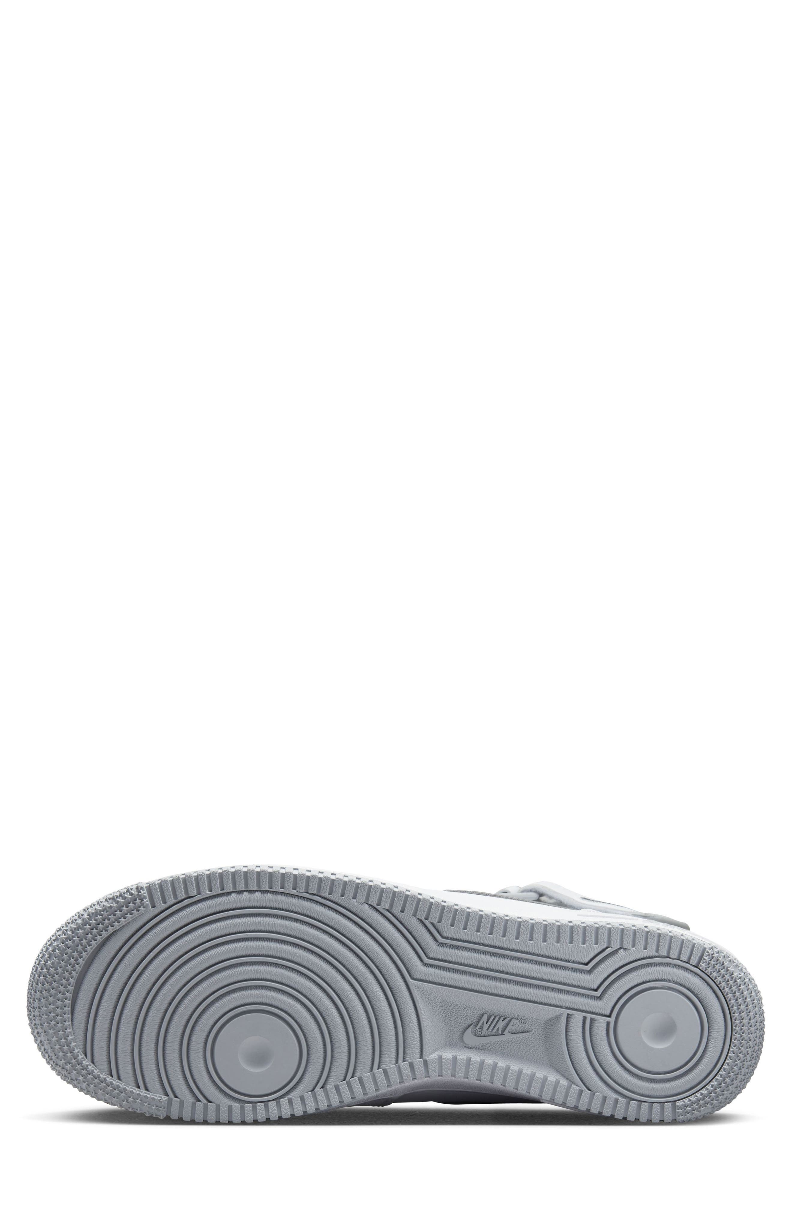 Air Force 1 Mid '07 Sneaker, Alternate, color, WHITE/ WHITE/ WOLF GREY