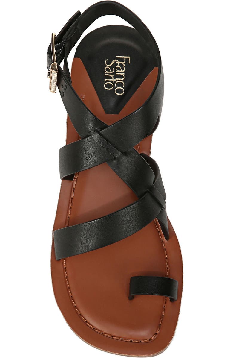 Franco Sarto Ina Toe Loop Sandal, Alternate, color, Black