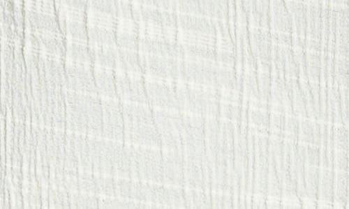 Max Studio Textured Side Gather Top In White